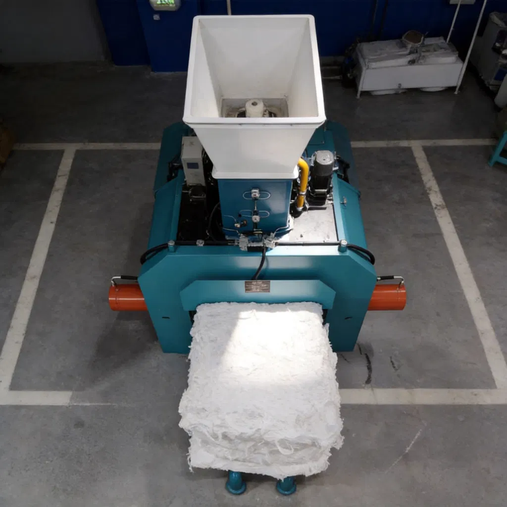 Empacadora horizontal totalmente automática para residuos de nonwoven e higiene