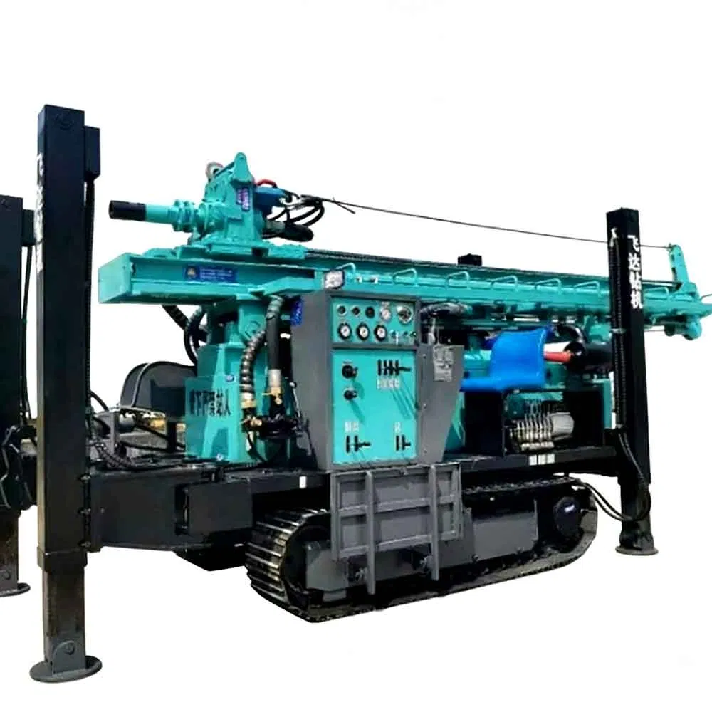 280m Hydraulic Crawler Type Deep Water Well Drilling Rig Borehole Machine Mine Drilling Rig