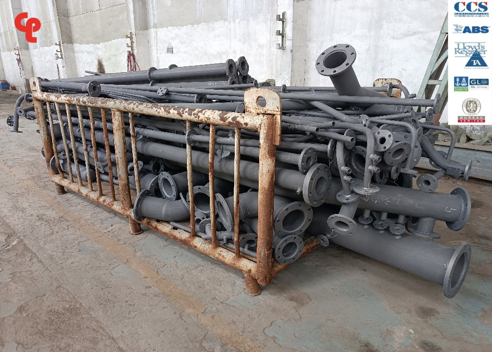 Pickling and Phosphating Chemical Marine Diesel Large Diameter Curved Steel Pipe