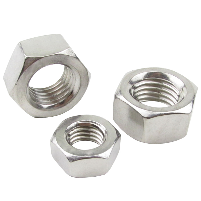 DIN934 Hexagonal Nut SS304 SS316 Stainless Steel Hex Nut