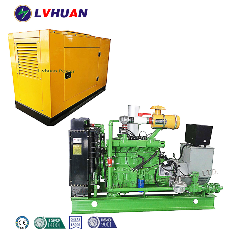 20kW-300kW Silent Box Biomass Wood Gas Generator