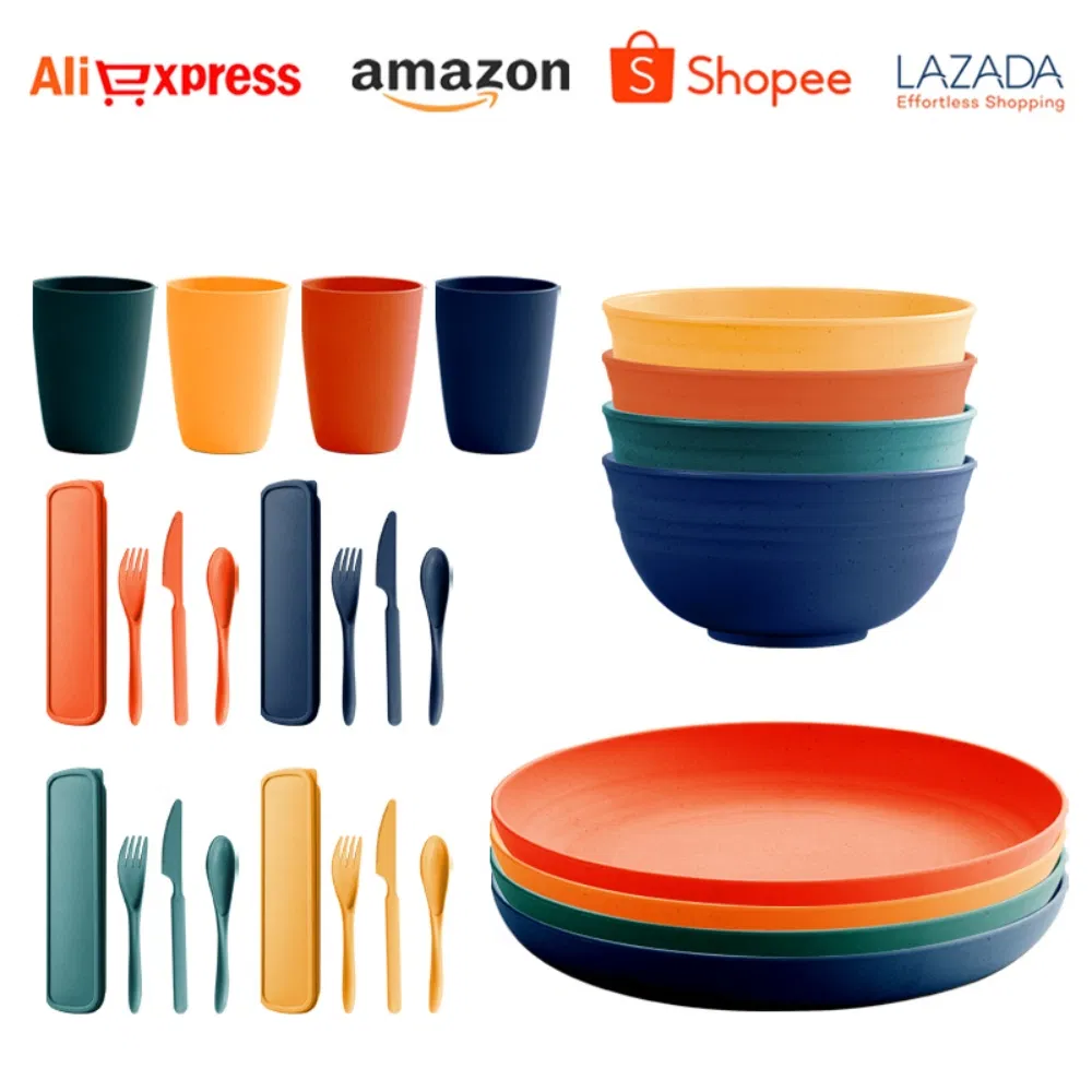 Premium Eco Friendly Wheat Straw Kitchenware for Healthy Home Dining
