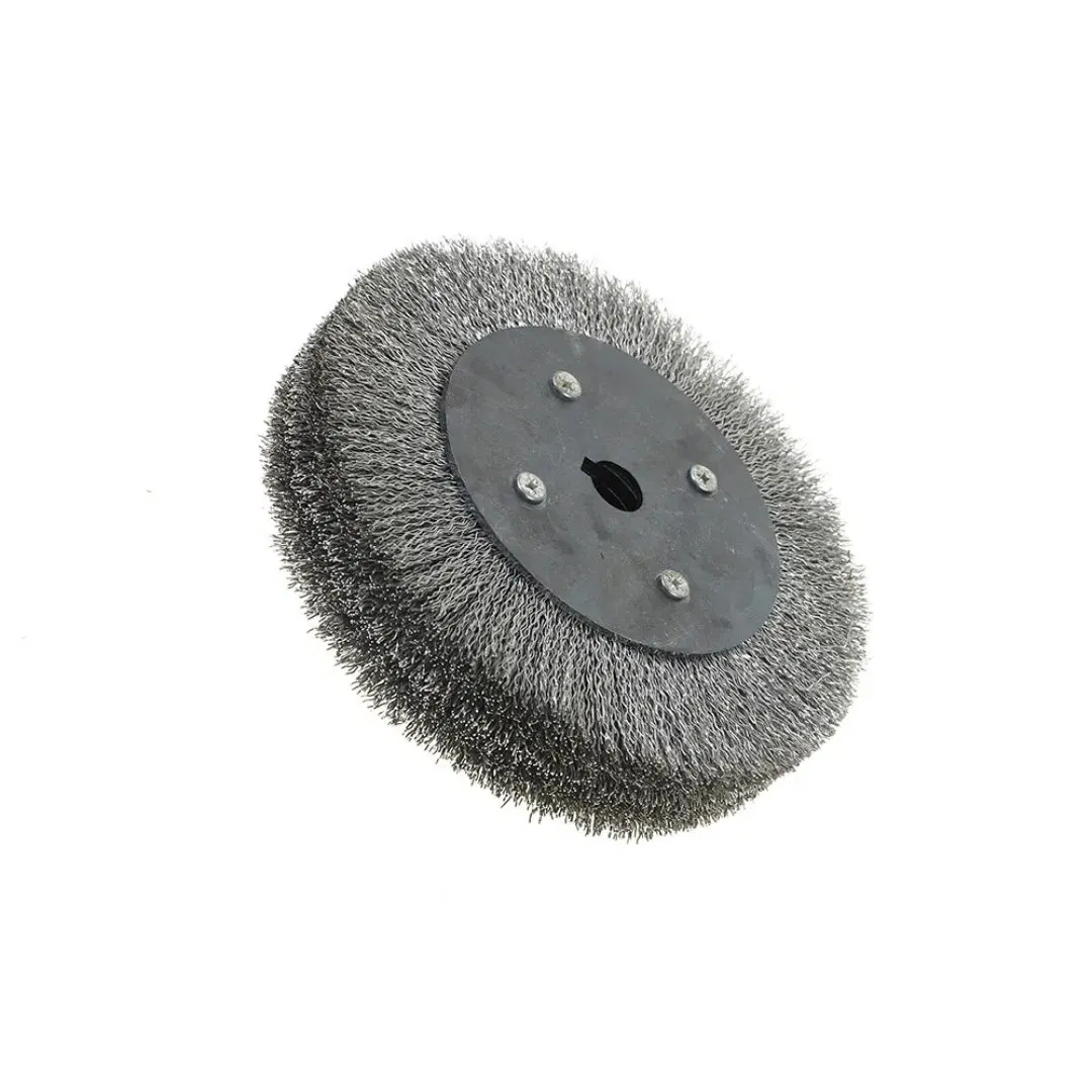 Industrial Carbon Steel Wire Wheel Brush with Keyway for Deburring Polishing Descaling