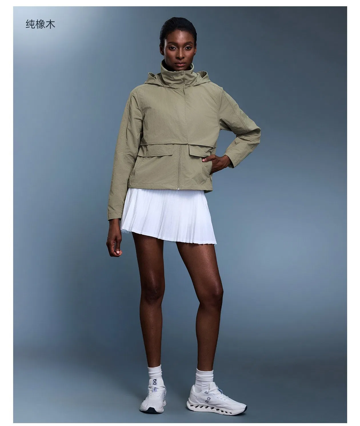 2026 Women's Outdoor Waterproof Wear Resistant Sport Windbreaker Packable Hooded Loose Casual Fall Jacket Coat