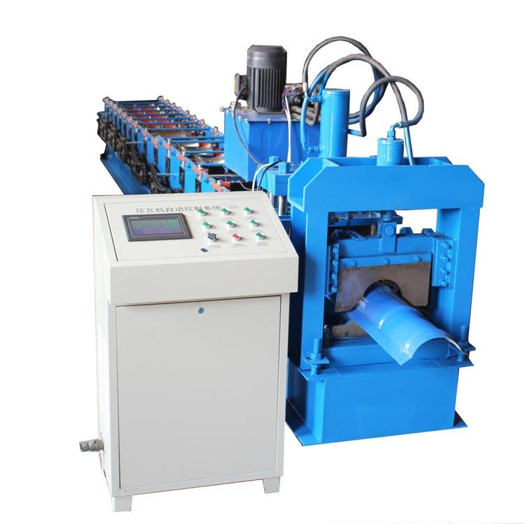 Metal Steel Ridge Cap Roll Forming Machine Roof Ridge Cap Tile Cold Roll Forming Machine