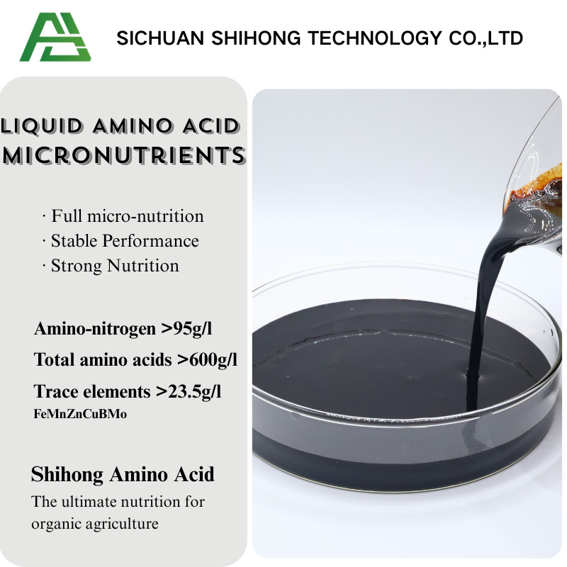 Liquid Amino Acid Micronutrients Concentrate Fe Mn Zn Cu B Mo for Organic Agriculture