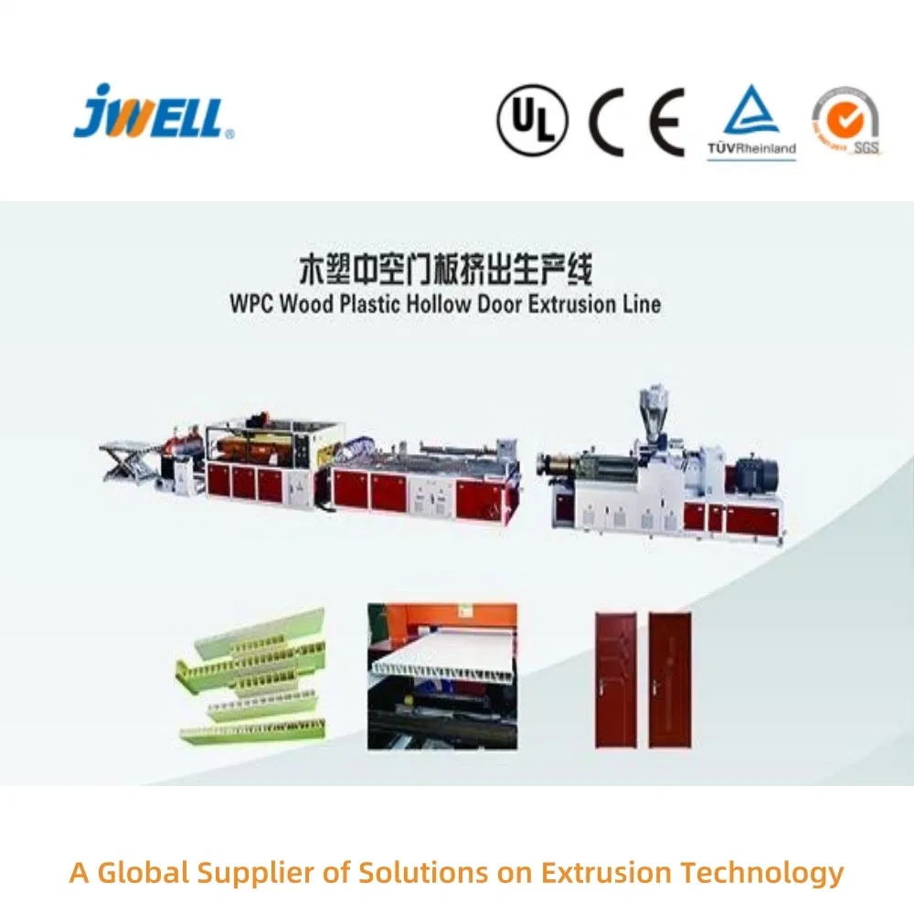 Jwell Plastic WPC UPVC PVC Marble Corner Bead Edge Banding Cable Trunking Ceiling Wall Panel Window Door Profile Extrusion Line