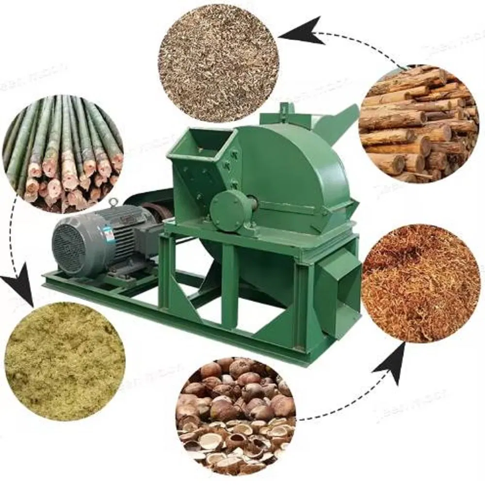 Wood Crushing Sawdust Machine Wood Sawdust Making Machine with CE