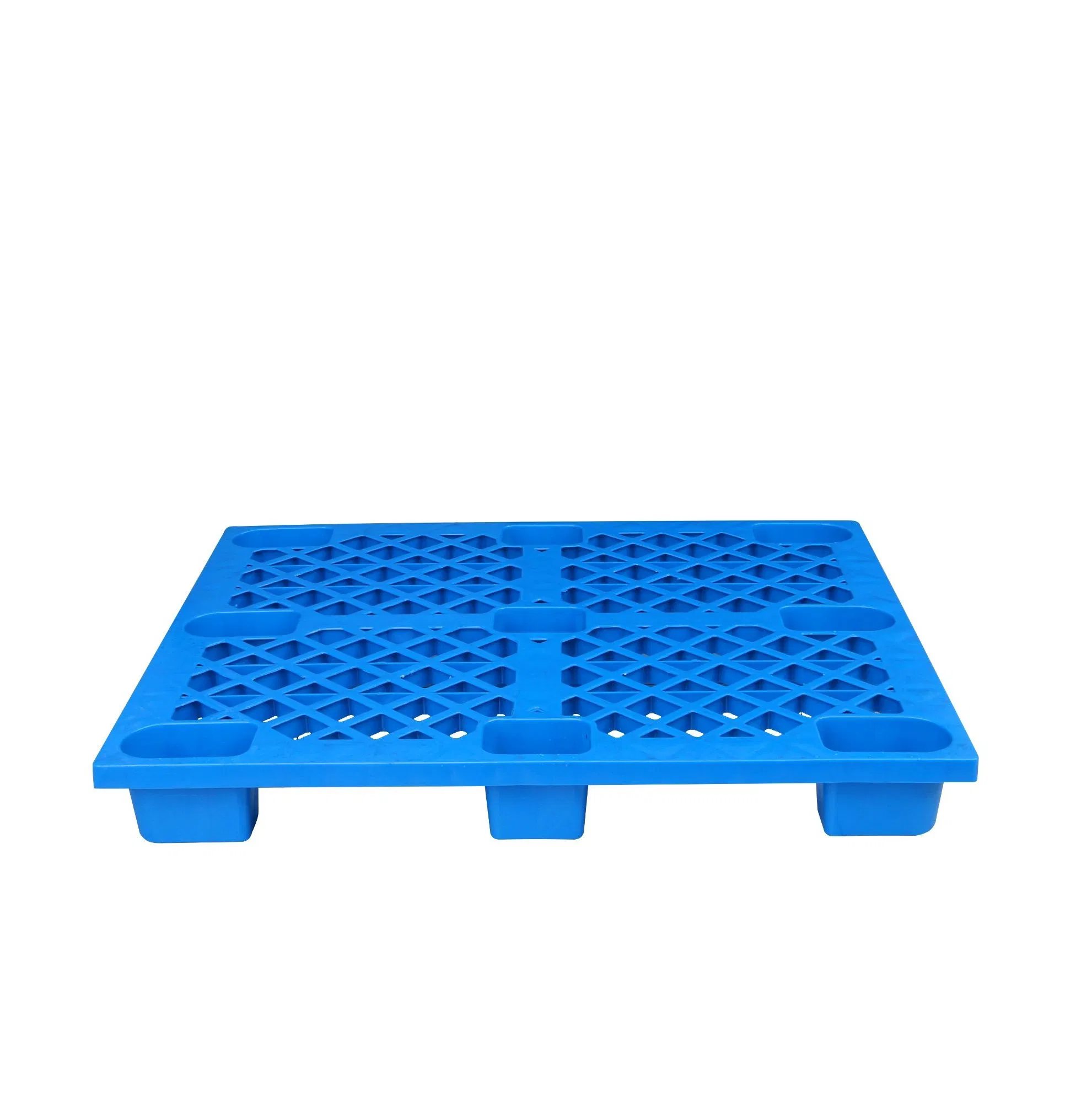 Stampa del logo Nexara su pallet in plastica a griglia 1212 con superficie a nove traversine