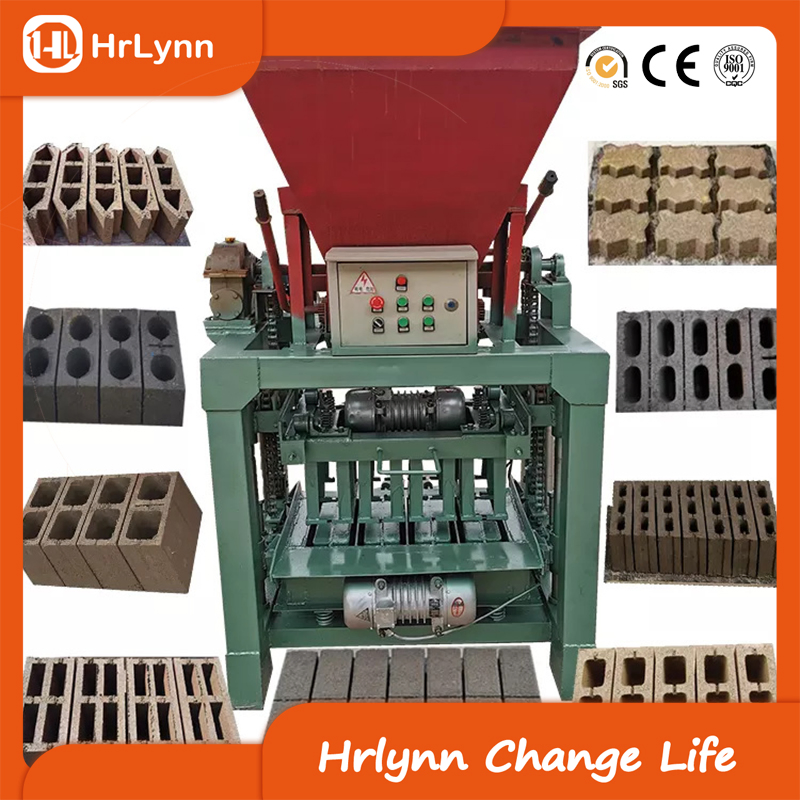 Complete Semi-Automatic Brick Making Machine with Hopper