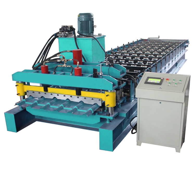 Metal Roof Bamboo Type Steel Glazed Tile Roofing Sheet Roll Forming Machine