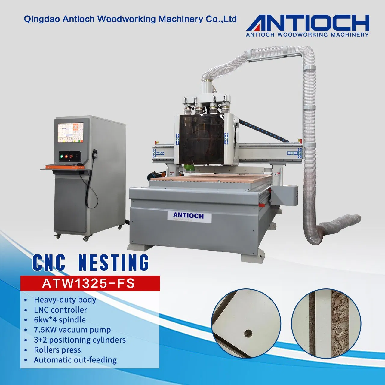 جهاز التوجيه CNC الدقيق 6kw*4 لتعشيش لمشاريع الحرف الخشبية الاحترافية