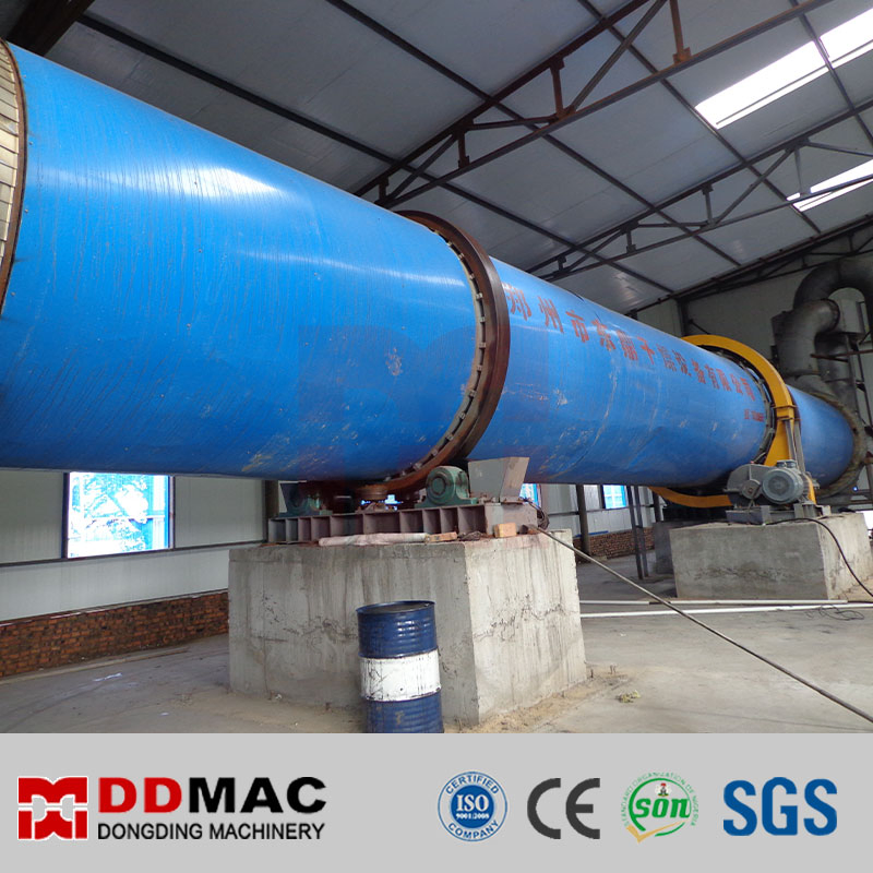 ISO Certificated Rotary Drum Slime Lignite Coal Powder Fines Dryer Machine for Sale