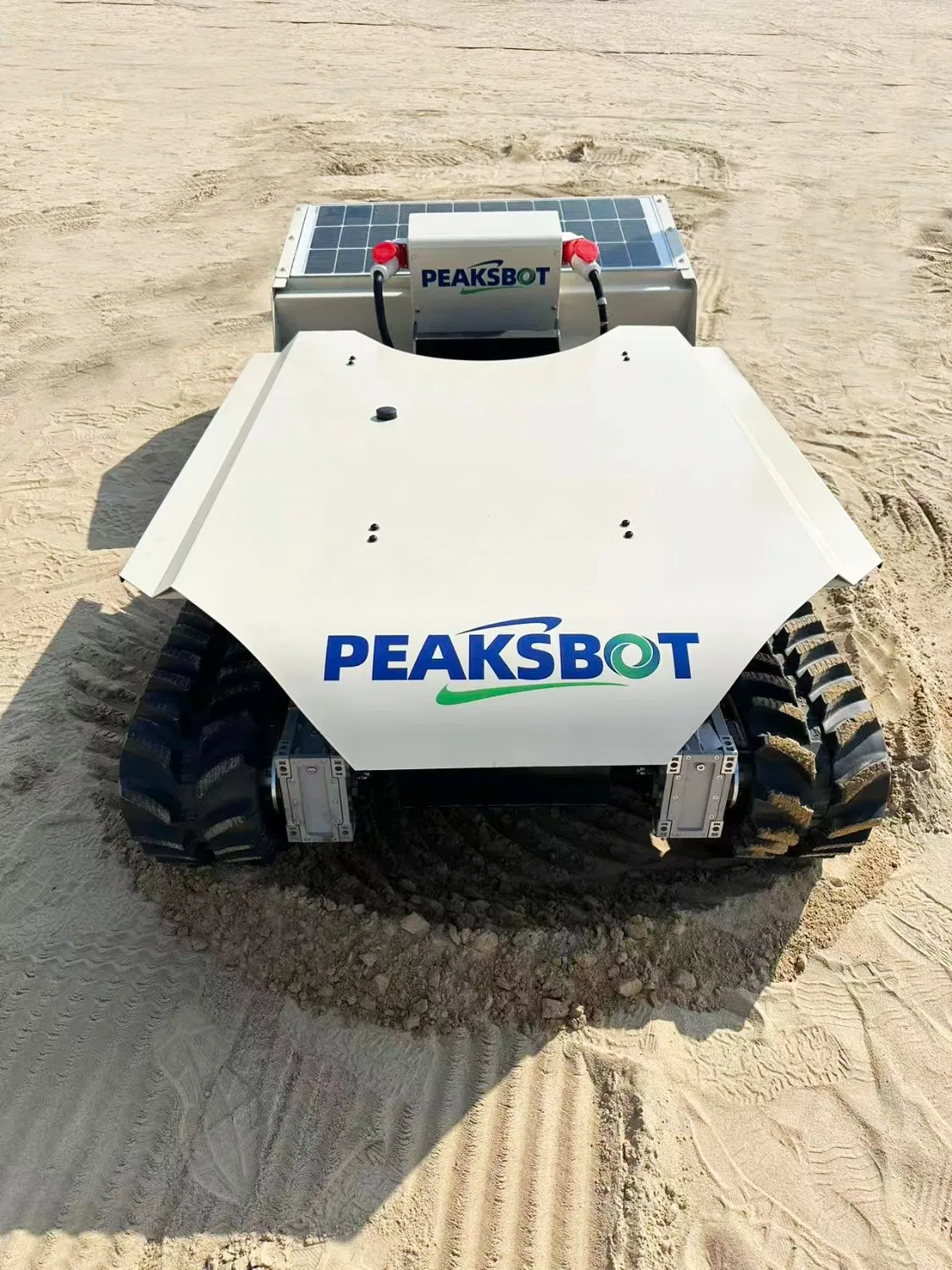Eco-Friendly Solar-Powered Beach Cleaning Robot
