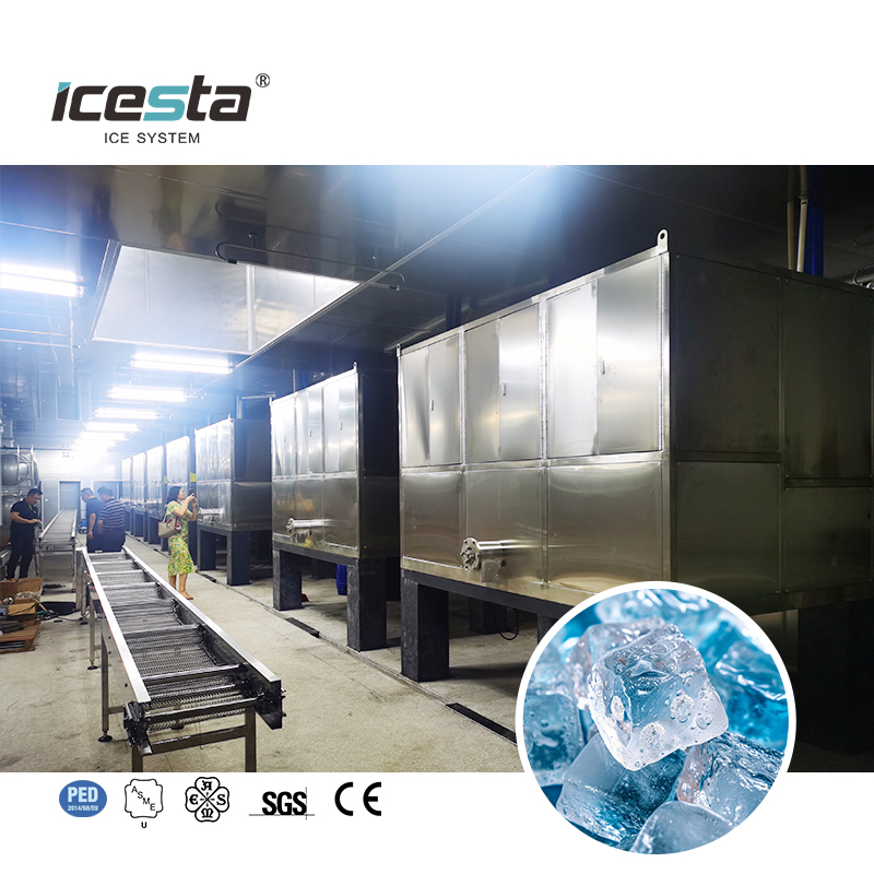 Industrial Ice Cube Making Machine 1-10 Ton