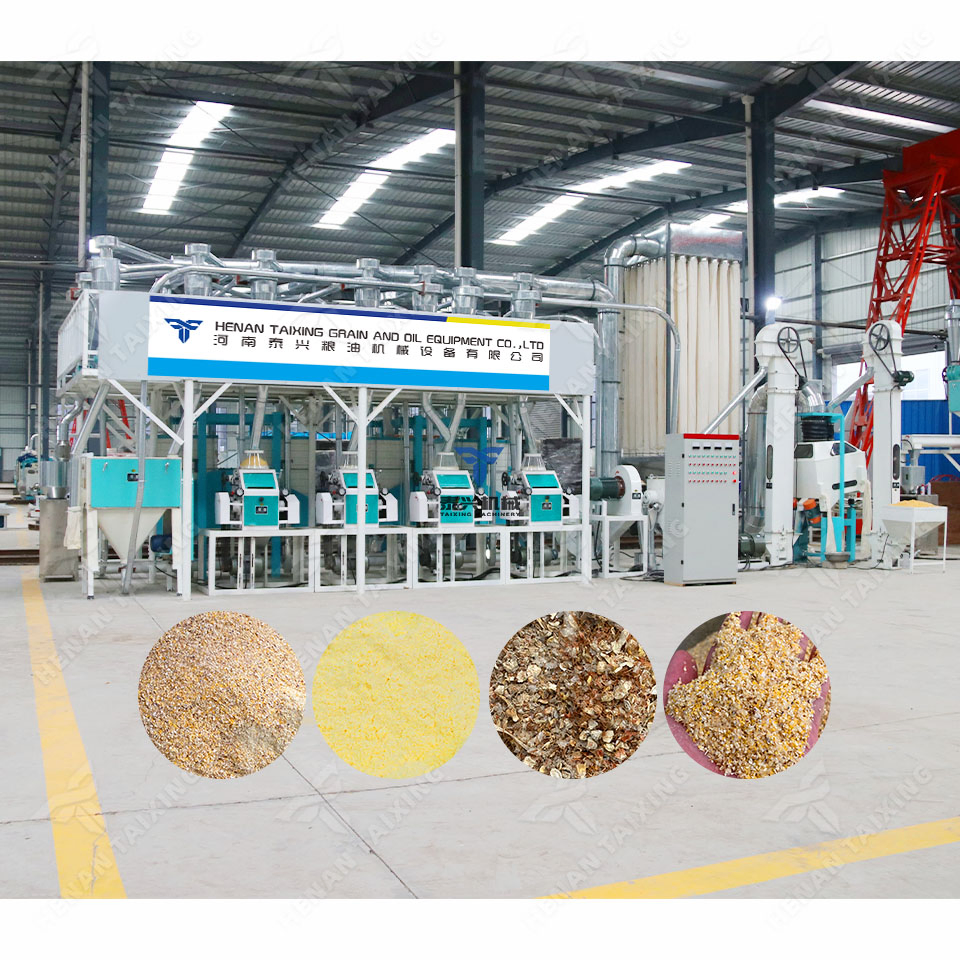 Máquina eléctrica de molienda de sémola de maíz Maquinaria de molienda de harina de maíz