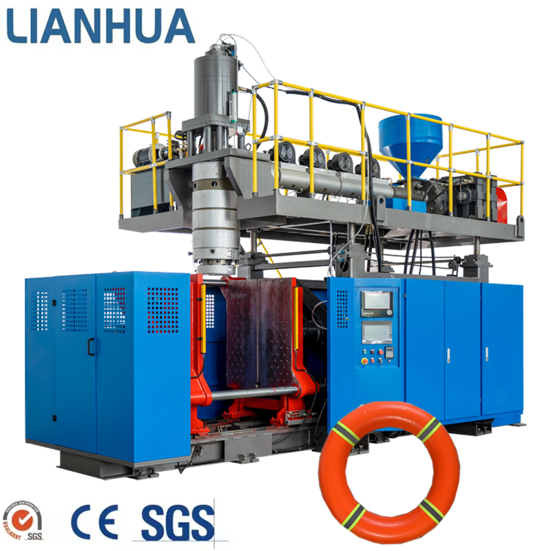 Automatic High Speed HDPE Life Buoy Extrusion Blow Molding Machine Production Line