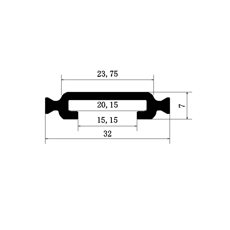 Nylon Thermal Break Bars 32mm Heat Insulation for Aluminum Doors and Windows