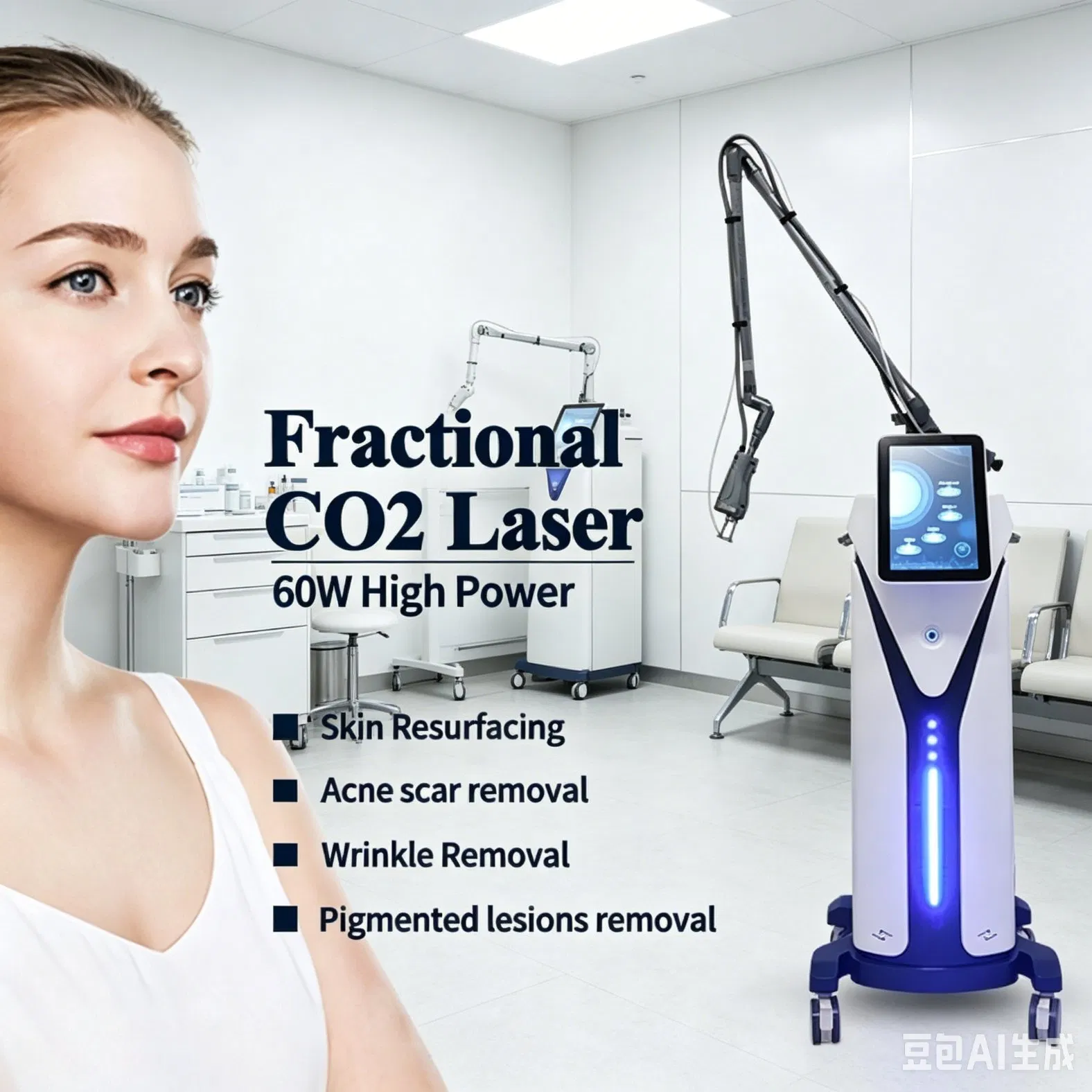 2026 Latest CO2 Fractional Laser Smooth Skin Beauty Salon Device