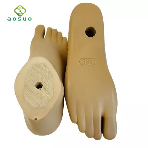 Yellow Artificial Foot Prosthetic Polyurethane Sach Foot