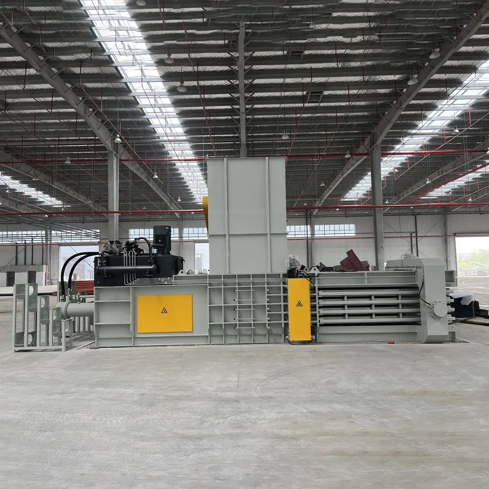 Efficiente pressa idraulica per carta da macero Emp-100 per rifiuti di imballaggio nei supermercati al dettaglio