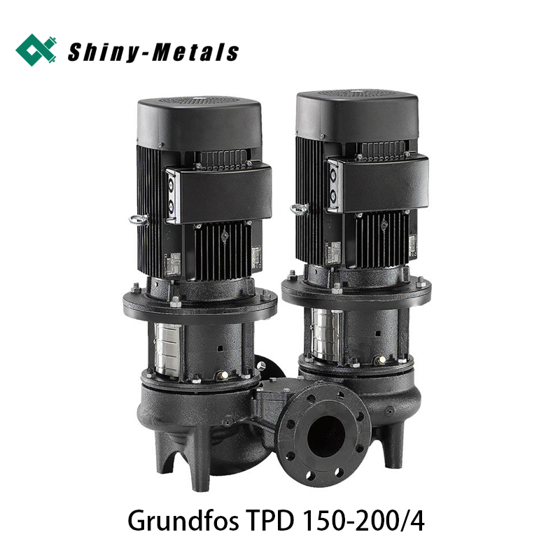 Pompa per pipeline a doppia testa Grundfos TPD 150-200/4 per aria condizionata commerciale