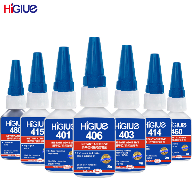 401 403 406 460 495 505 502 Sekundenkleber Acryl-Sofortkleber Cyanacrylat-Kleber 20g 50g 100g 500g 1kg