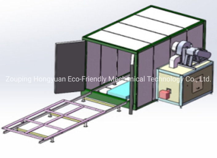 Diesel Heating Powder Coating Curing Oven with Diesel Riello Burner