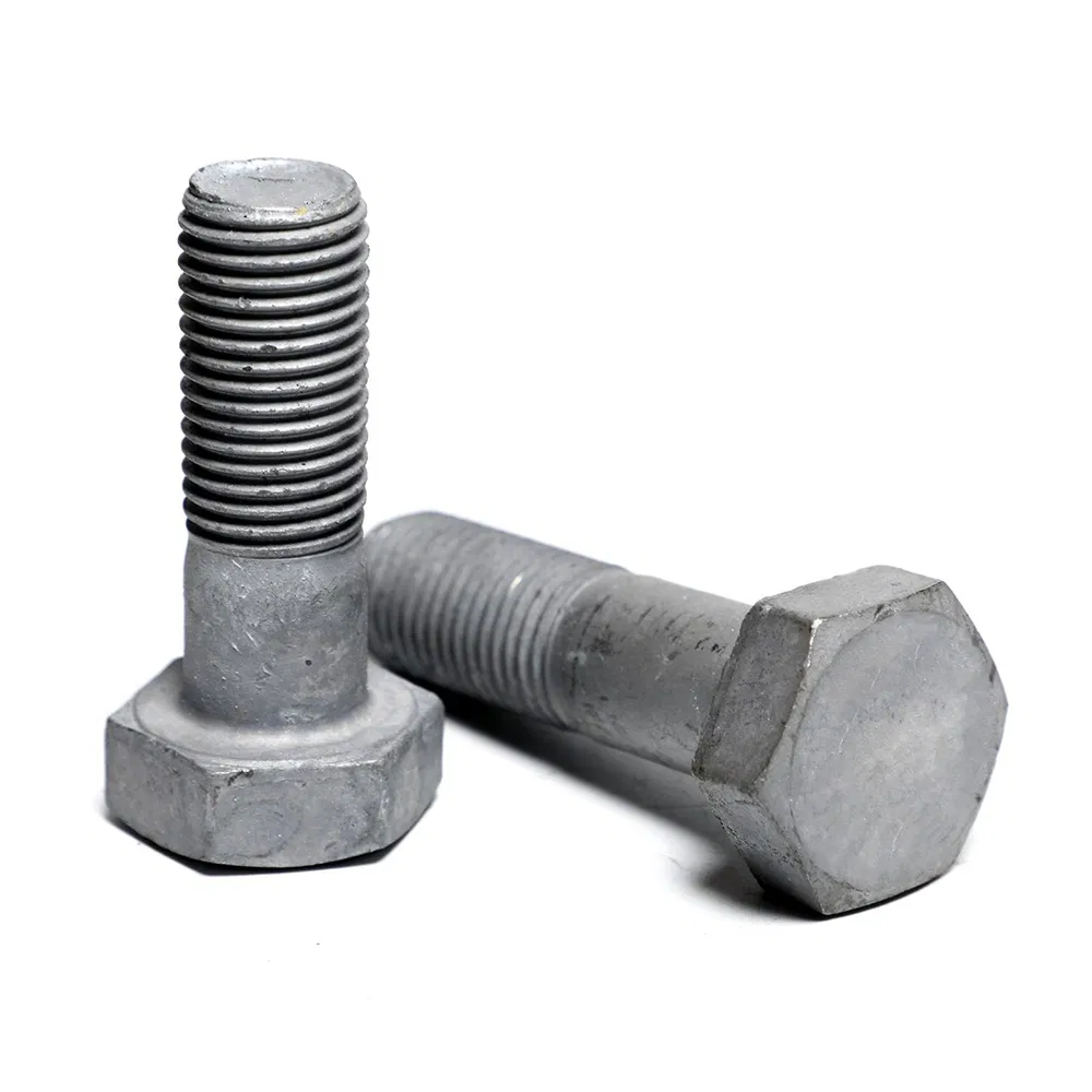 Hot DIP Galvanized Metric Hex Bolts Hexagon 8.8 10.9