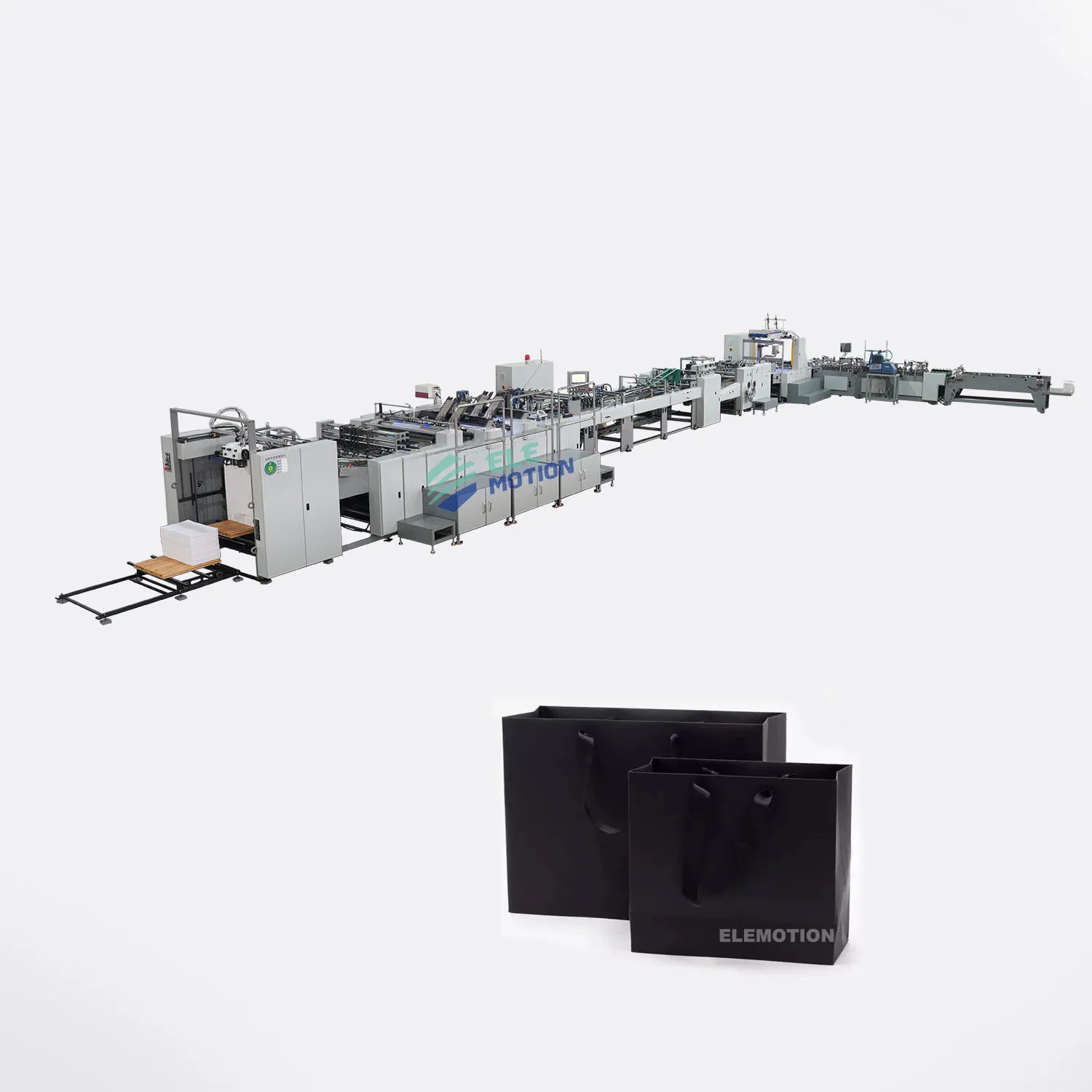 Fully Sheet Fed Paper Automatic Bag Making Machine