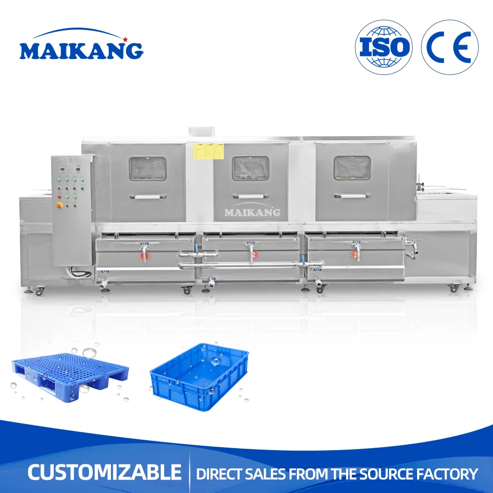 Automatic Industrial Stainless Steel Basket Washing Machine for Plastic Pallet Box