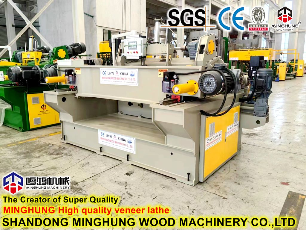 Spindleless Rolling Rotary Lathe for Peeled Veneer Manufacturing