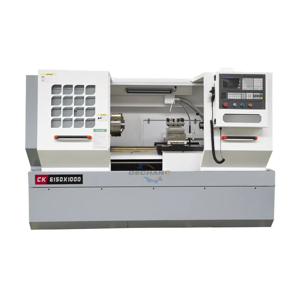 Horizontal CNC Lathe Machine CK6136 Flat Bed