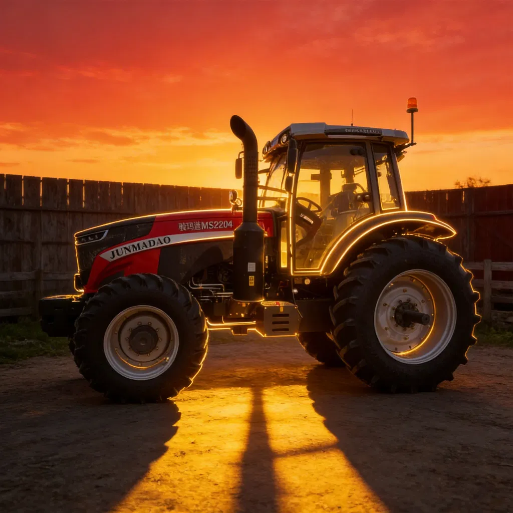 Junmadao 220HP 240HP 260HP Tracteur agricole à roues motrices 4WD