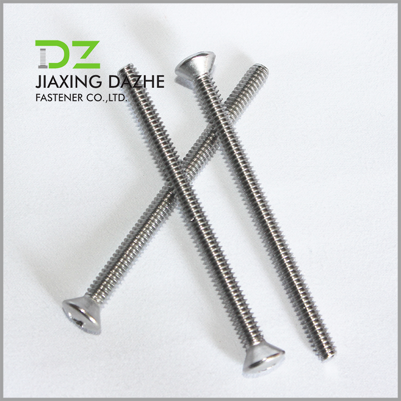 Stainless Steel Screw DIN 966 Phillips Raised Countersunk Head Machine Screw
