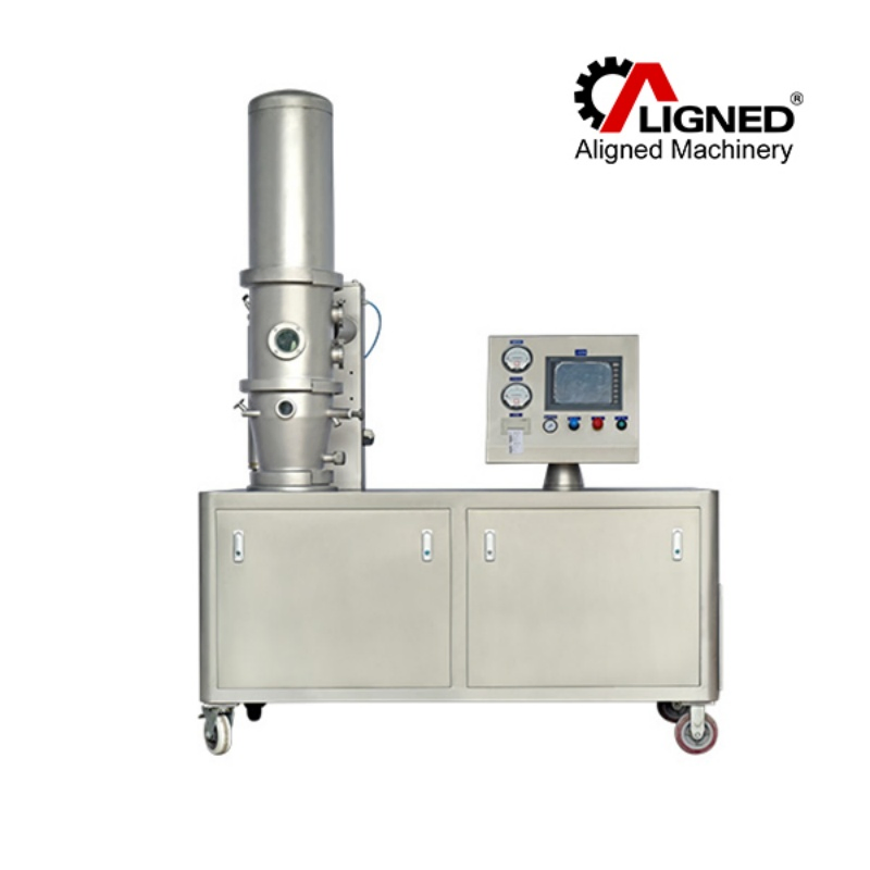 Pharmaceutical High Efficient Cocoa Boiling Granulation Fluidized Dryer Drying Spray Granulating Machine Fluid Bed Drying Machine