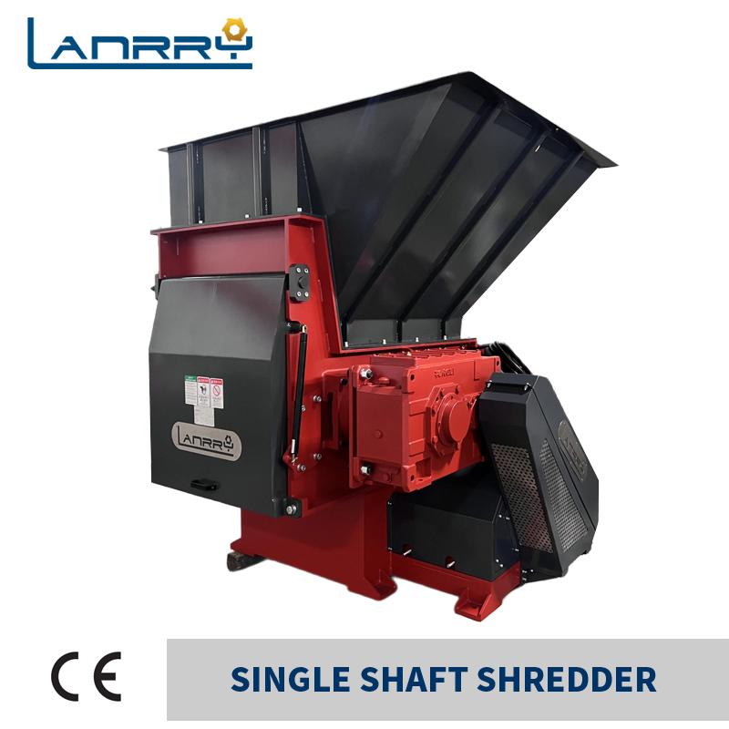 Waste Recycling Machine Single Shaft Shredder for Post-Consumer Plastic Film
