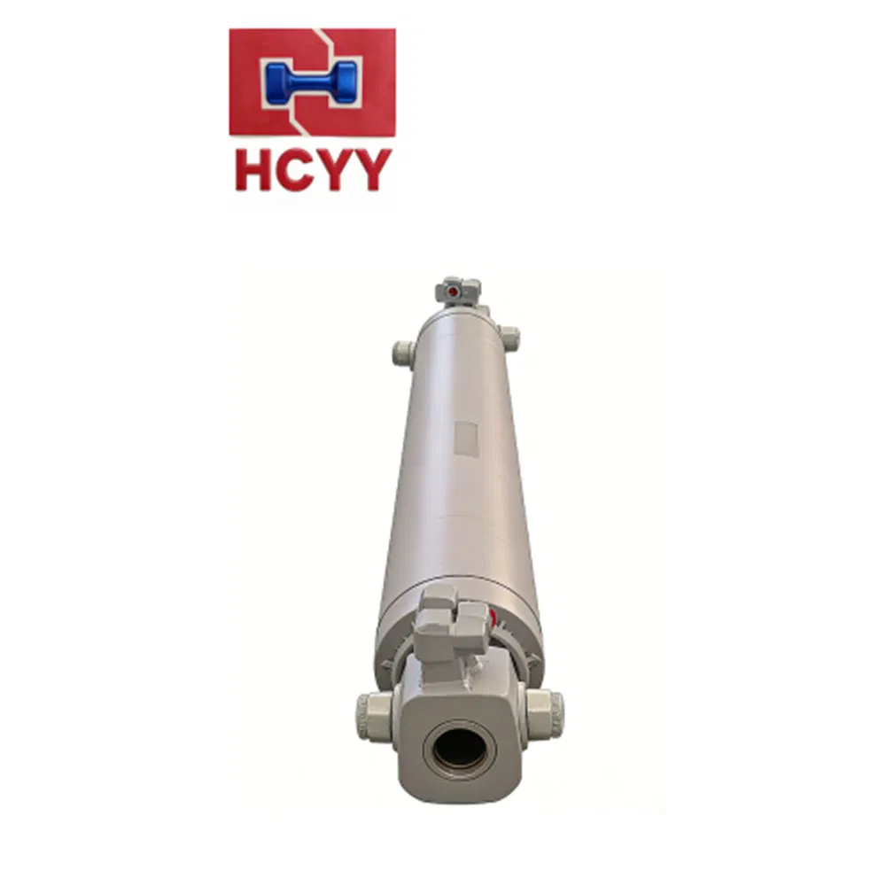Custom Double-Acting Multi-Stage Telescopic Welded Clevis Hydraulic Cylinder