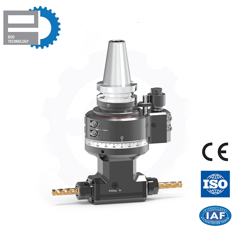 Cabezal angular doble de 90° CNC Bt40-Er16-2X