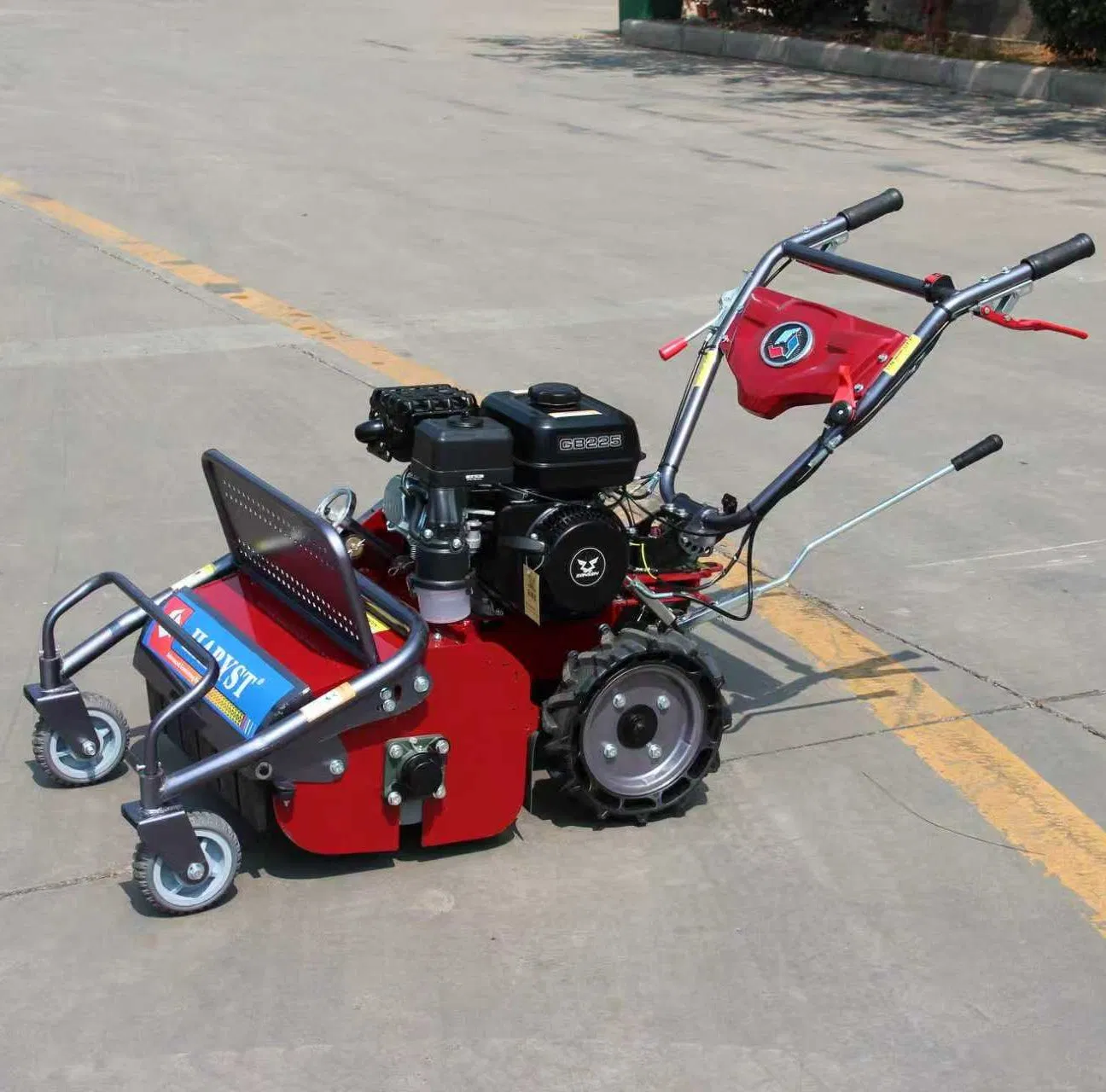 600mm 24inch Professional Herbicide Hand-Push Lawn Flail Mower for Precision Grass Cutting