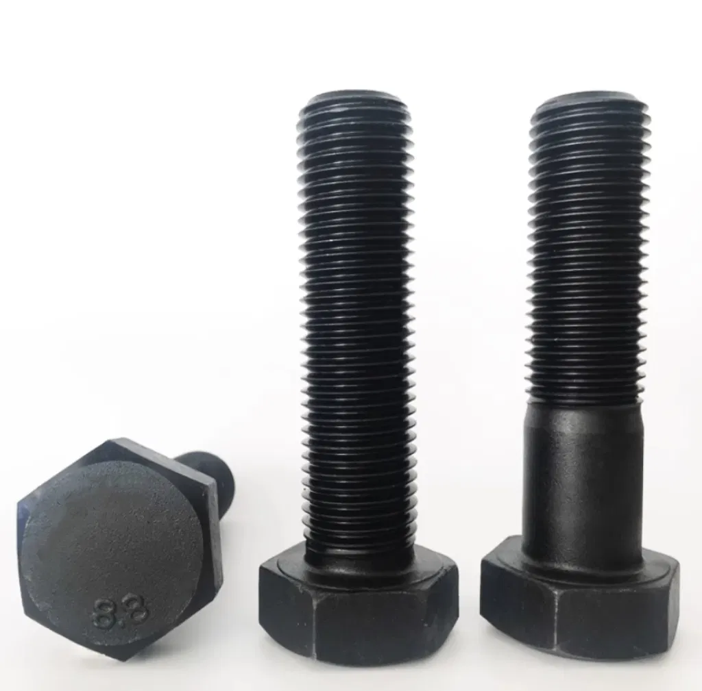 High-Performance Carbon Steel Hexagon Head Flange Bolts
