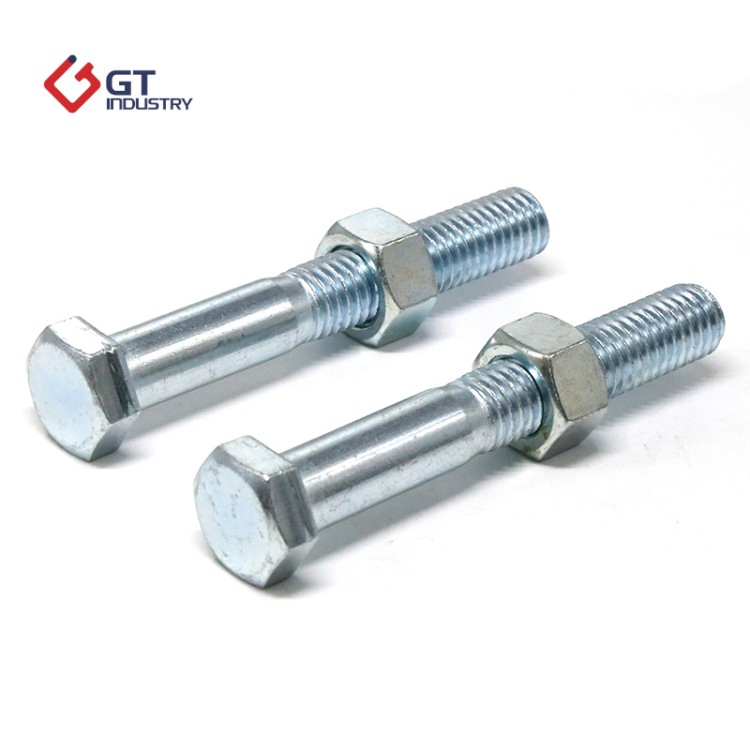 M20 M22 ASTM Grade 2 5 8 Grade 4.8 8.8 10.9 12.9 Kohlenstoffstahl feuerverzinkt Dacromet Geomet verzinkt Edelstahl DIN931 933 ISO4017 A325 schwere Sechskantschraube mit Sechskantkopf