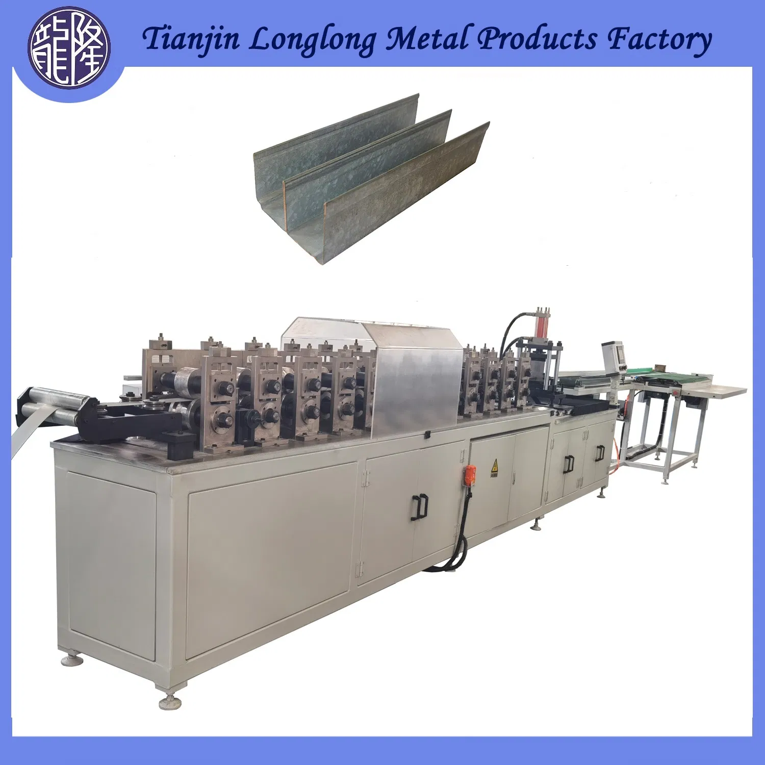 Sliding Track Roll Forming Machine for Double Track Sliding Door