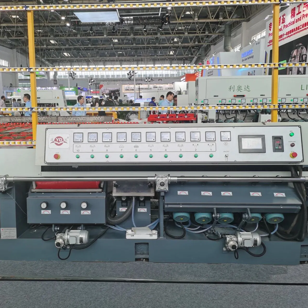 Multi Angle Glass Single Side Edging Machine with PLC Touchscreen
