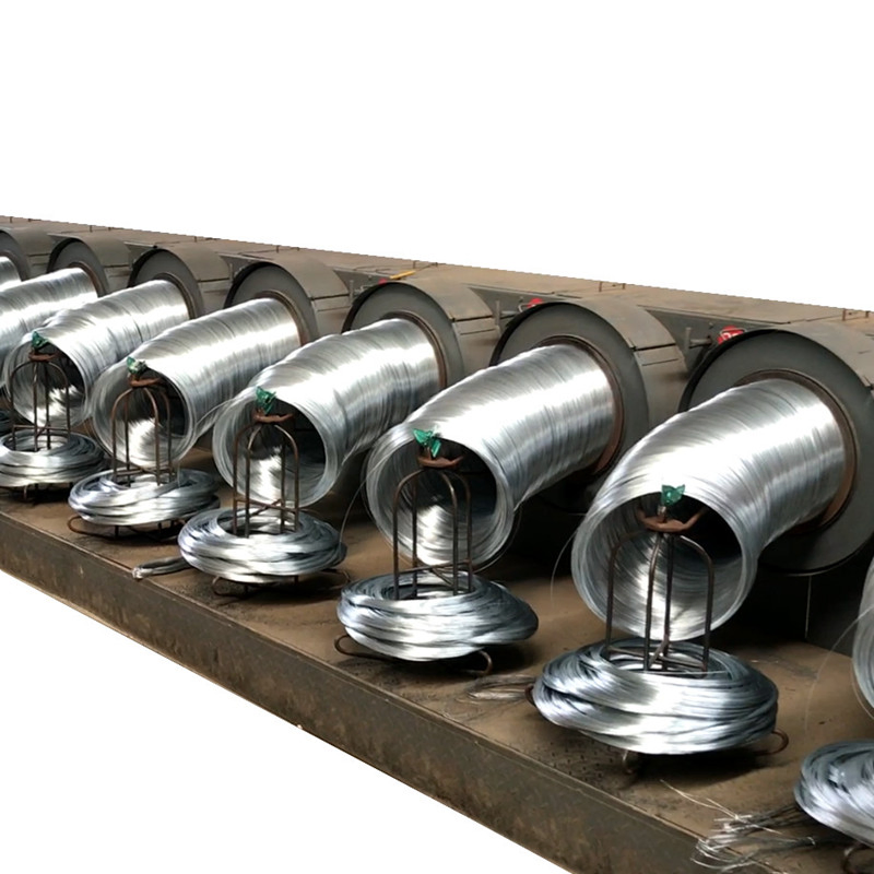 Línea de producción automática de alambre galvanizado por inmersión en caliente antioxido