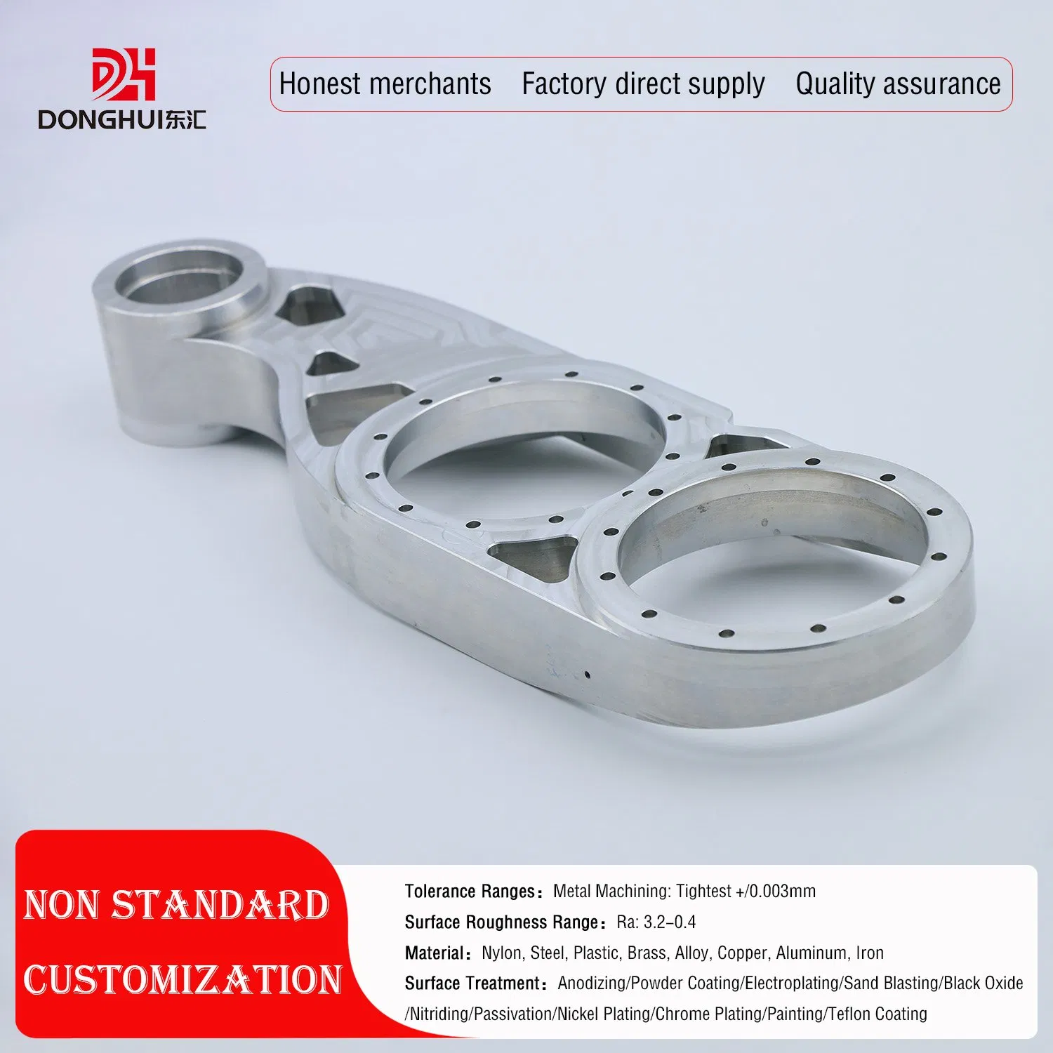 Custom 5-Axis CNC Machining Service for Bipedal Robot Thigh Support Frame From 7075-T6 Aluminum