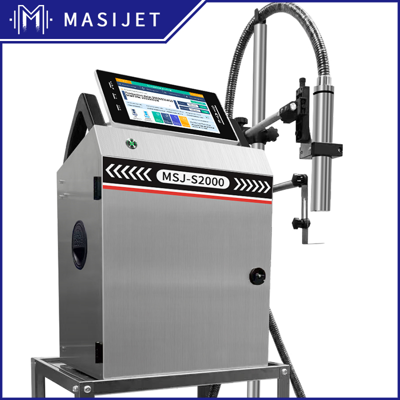 Inkjet Printer Cij Expiration Date Printing Machine for Food Packaging Date Serial Number Printing