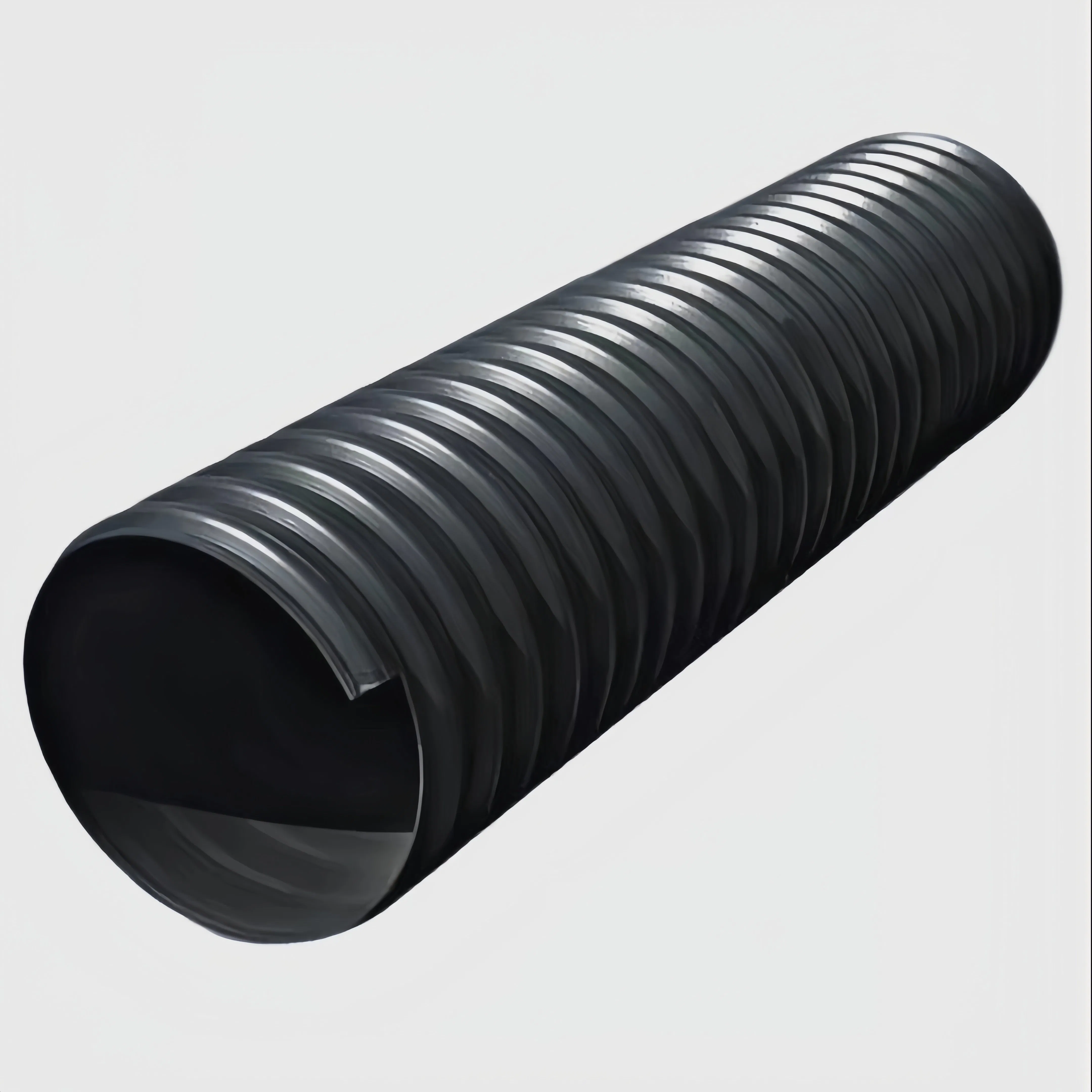Sn8 Sn10 Sn12.5 Reinforced Spiral Corrugated with Steel Belt Drainage HDPE Pipe