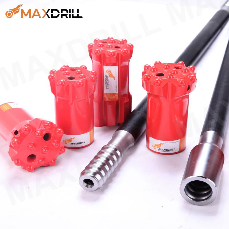 Maxdrill T45 3660mm 12FT Barra de perforación rápida para roca