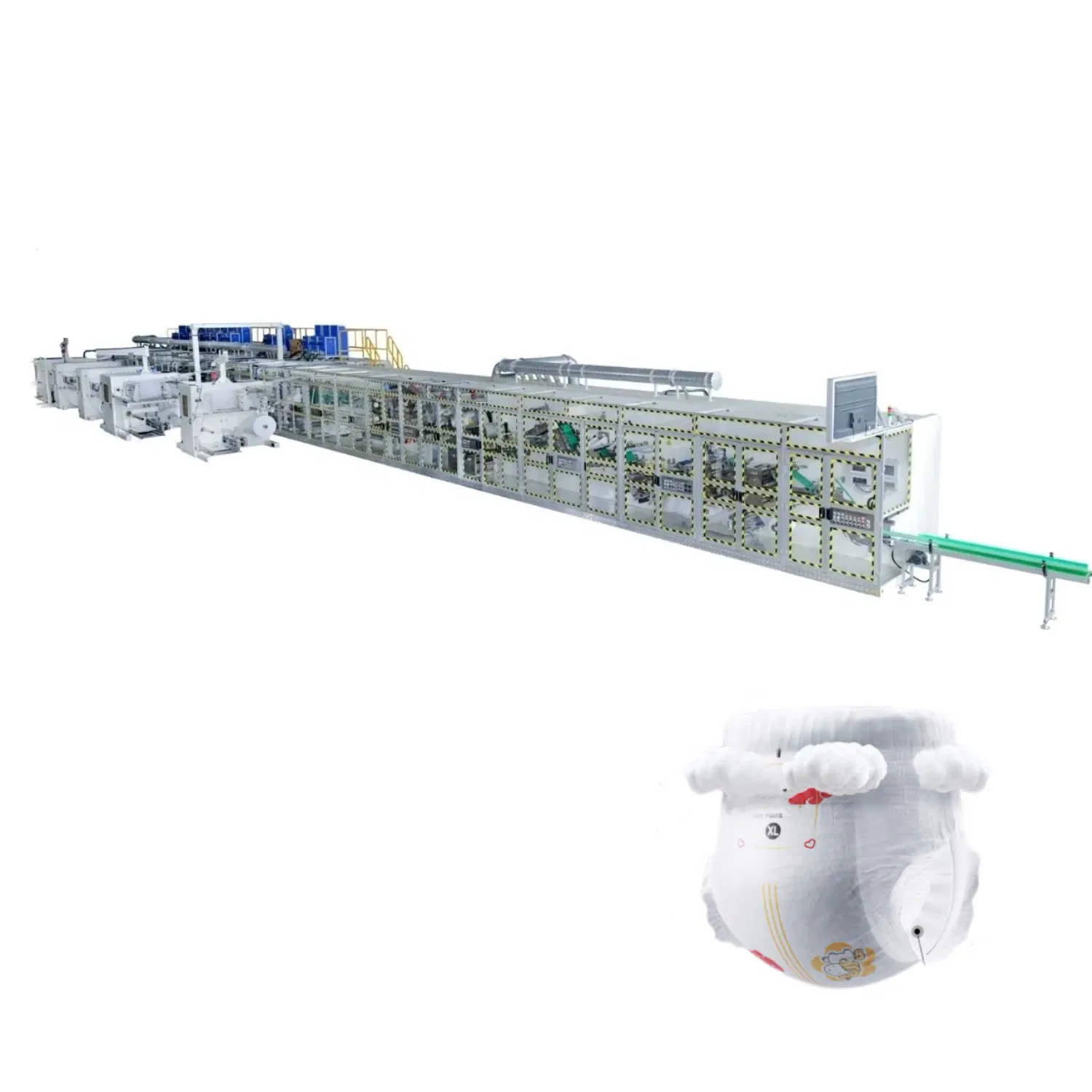 Versatile Baby Diaper Machine for Various Diaper Sizes